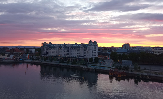 oslo-tramonto